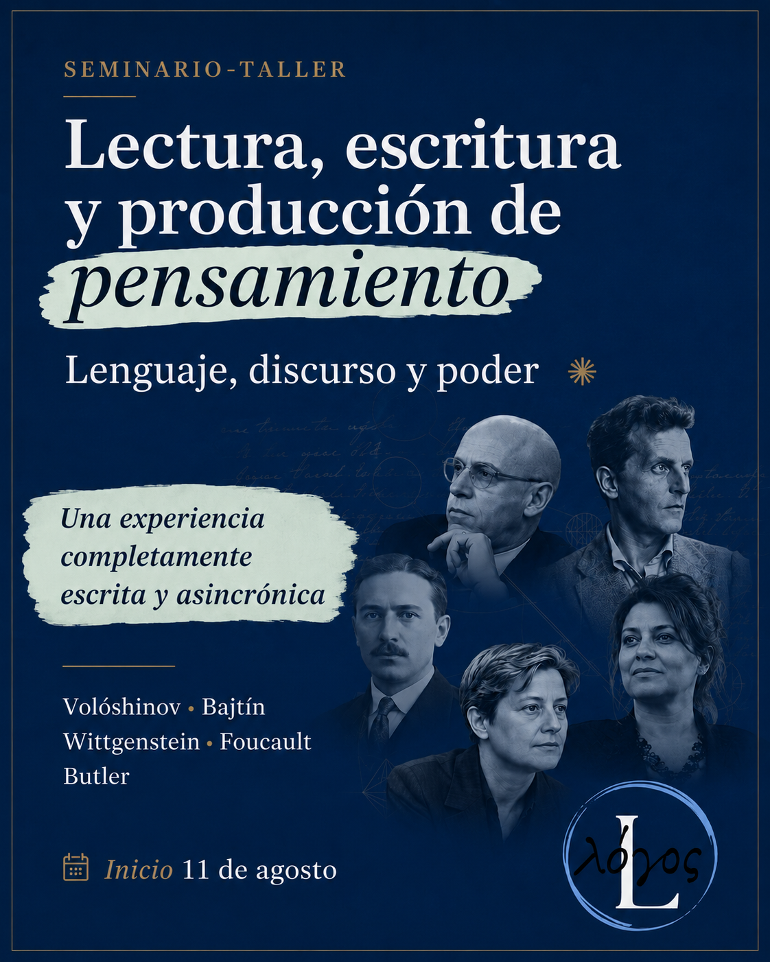 Seminario-taller: lectura, escritura y producción de pensamiento